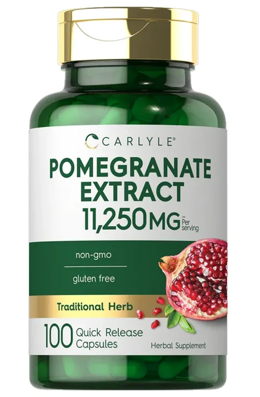 Pomegranate Extract 11250mg per serving - 100 Capsules Pomegranate Extract 11250mg per serving - 100 Capsules